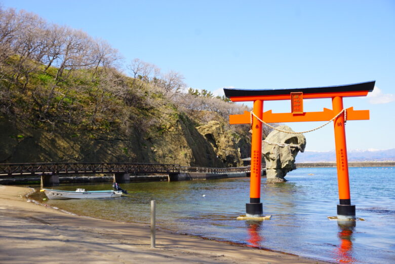 江差_かもめ島_鳥居