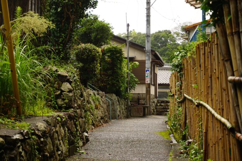 渡鹿野島_道