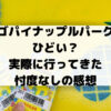 ナゴパイナップルパークは ひどい？ 実際に行ってきた 忖度なしの感想