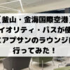 【釜山・金海国際空港】 プライオリティ・パスが使える エアプサンのラウンジに 行ってみた！