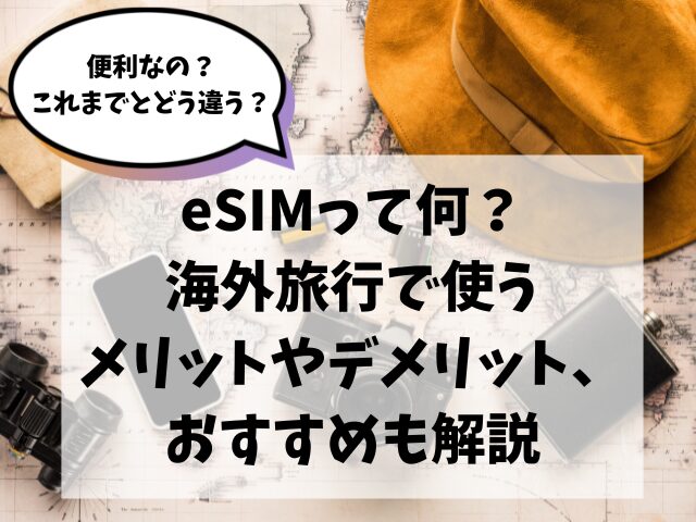 eSIM、海外旅行