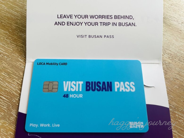 VISITBUSANPASS_実物