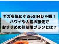 ギガを気にするeSIMじゃ嫌！ハワイや人気の旅先でおすすめの無制限プランとは？