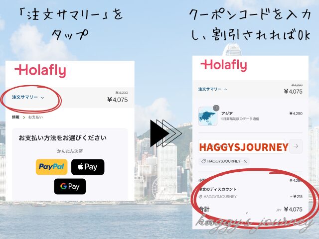 Holafly、アジア向け購入方法