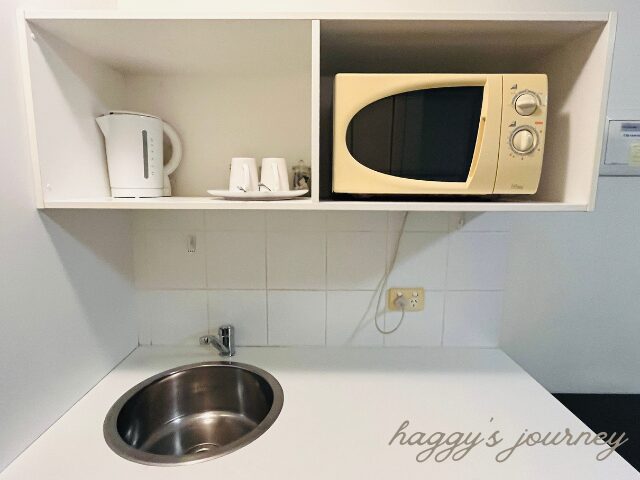 Cityview Studio Accommodation、キッチン