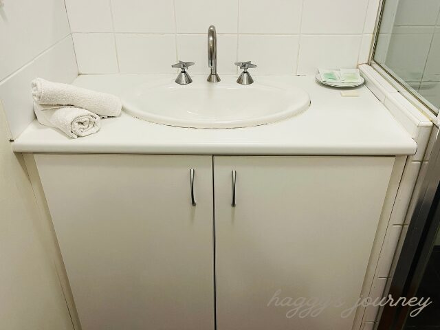 Cityview Studio Accommodation、洗面所