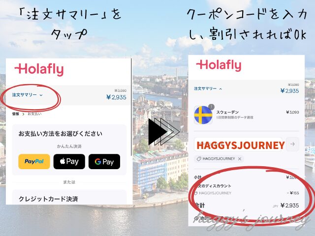 スウェーデン向け購入方法②