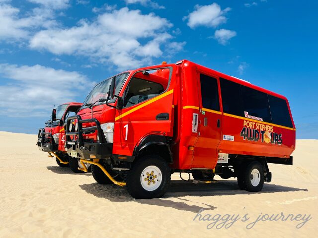 アンナ砂漠、4WD