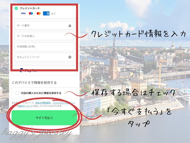 スウェーデン向け購入方法④