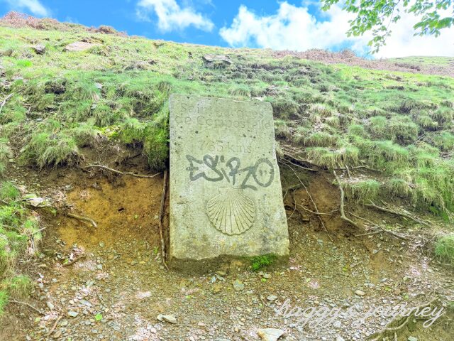 スペイン巡礼、ピレネー越え、残り765km
