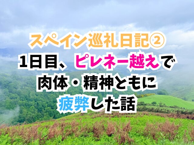 スペイン巡礼、ピレネー