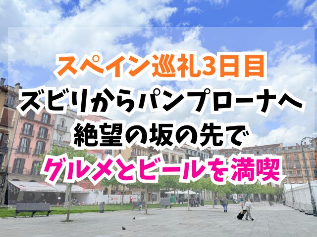スペイン巡礼、ズビリからパンプローナ