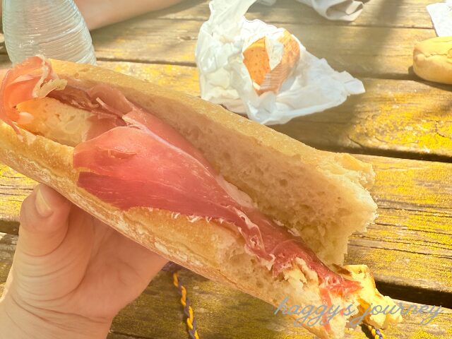 スペイン巡礼、手作りランチ