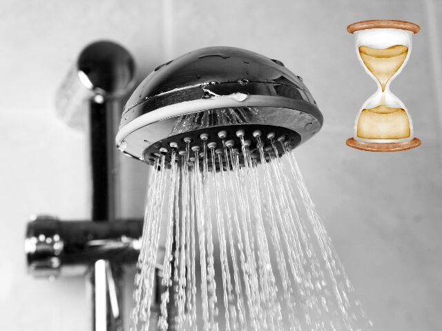 シャワー、時間