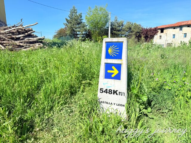 スペイン巡礼、標識