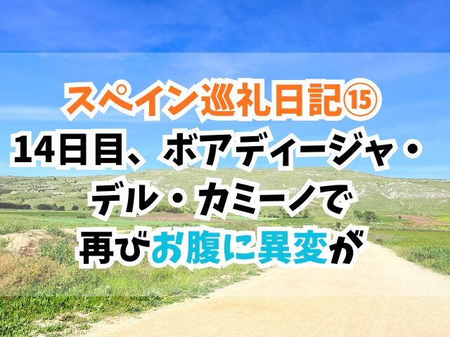 スペイン巡礼、ボアディージャ・デル・カミーノ
