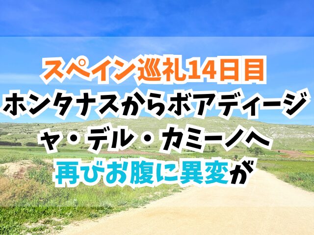 スペイン巡礼、ボアディージャ・デル・カミーノ
