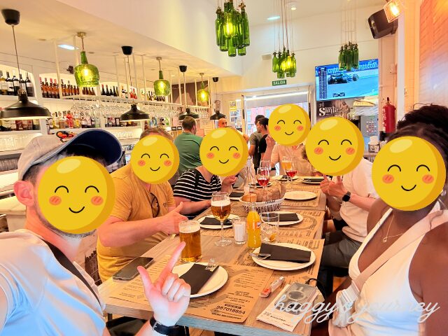 スペイン巡礼仲間とレオンでディナー