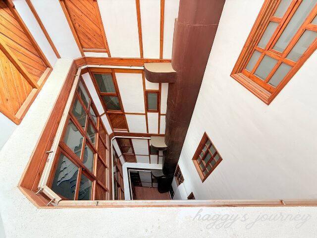 カサ・ボティネス、階下の眺め