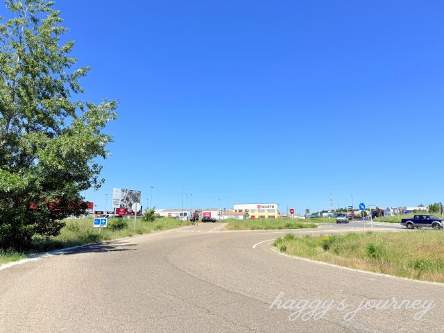 レオン手前の道