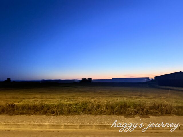 スペイン巡礼、レリエゴス、朝