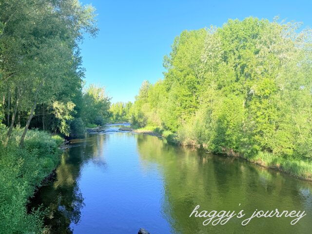 スペイン巡礼、美しい川