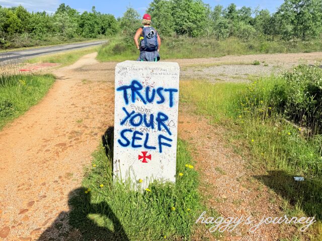 スペイン巡礼、TRUST YOURSELF