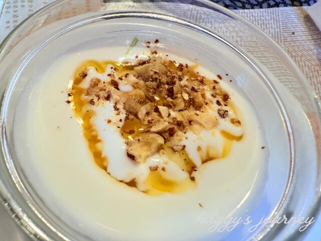 フォンセバドン、アルベルゲ、コミュニティディナー、デザート