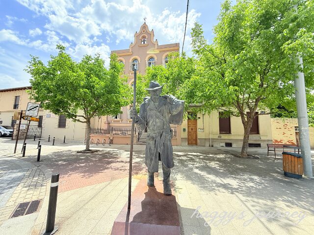 アストルガ、巡礼者の像