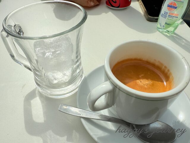 スペイン巡礼、カフェ休憩